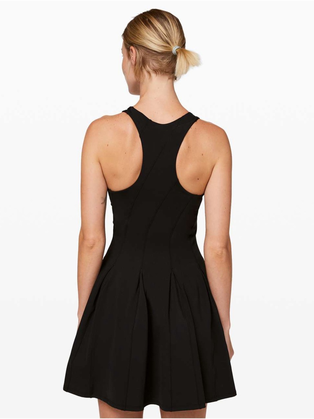 Lululemon Court Crush Tennis Dress size 4 black golf